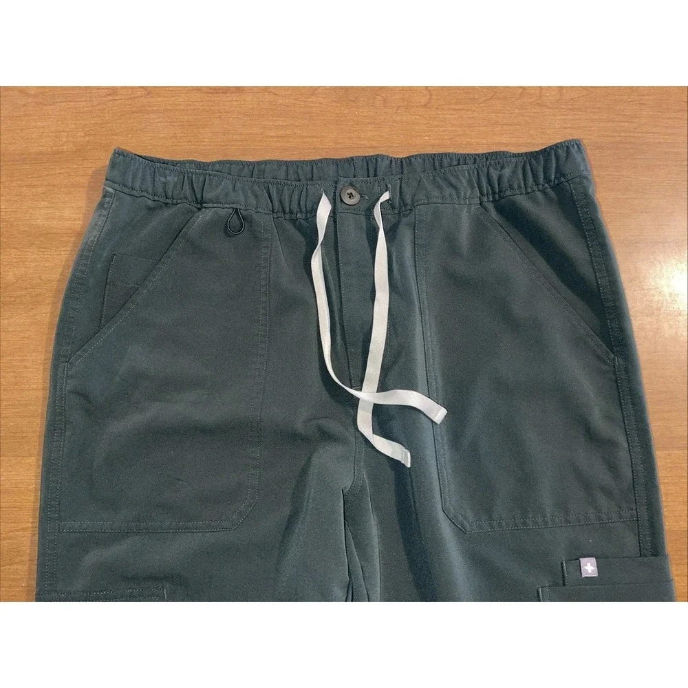 Figs Scrubs Cairo Cargo Men Large Tall Green Nine Pocket Hospital Nurse TM3001T